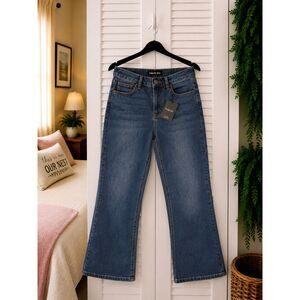 Indigo Six Womens Wide Leg Jeans Size 29/8 Blue Stretch Denim NWT